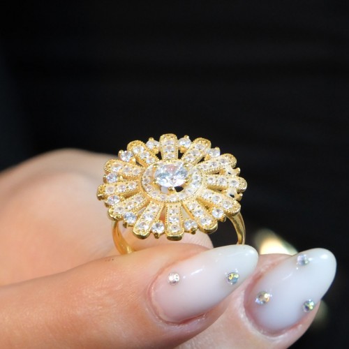 TAŞLI FANTAZİ YÜZÜK 22 AYAR A026454 TAŞLI FANTAZİ YÜZÜK 22 AYAR A026454