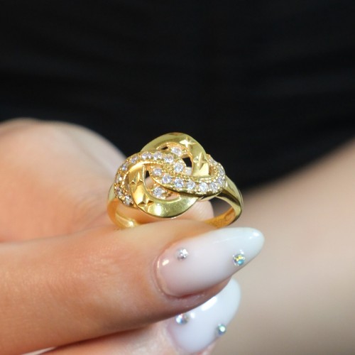 TAŞLI FANTAZİ YÜZÜK 22 AYAR A028543