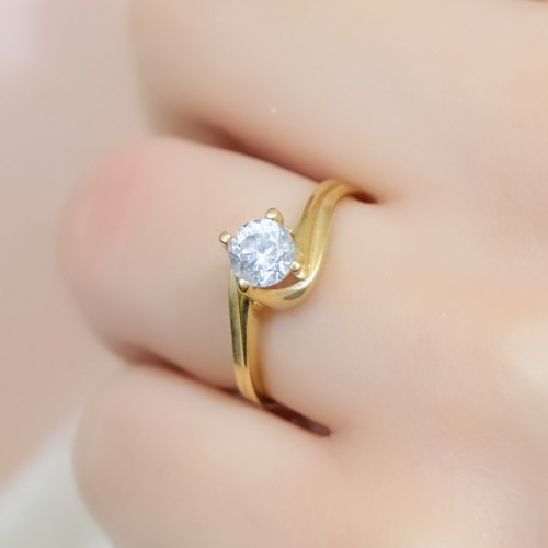 TEKTAŞ YÜZÜK 14 AYAR A028723 TEKTAŞ YÜZÜK 14 AYAR A028723