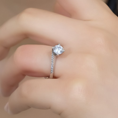 TEKTAŞ YÜZÜK 14 AYAR A028727 TEKTAŞ YÜZÜK 14 AYAR A028727