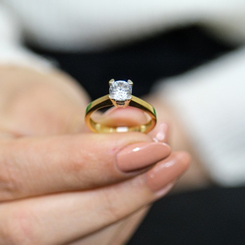 TEKTAŞ YÜZÜK 14 AYAR A028742 TEKTAŞ YÜZÜK 14 AYAR A028742