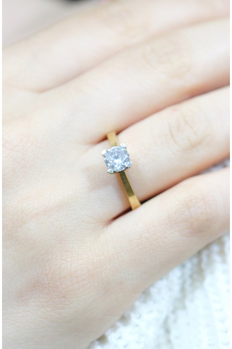 TEKTAŞ YÜZÜK 14 AYAR A028742