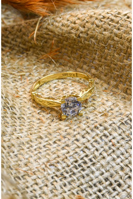 TEKTAŞ YÜZÜK 14 AYAR A029954