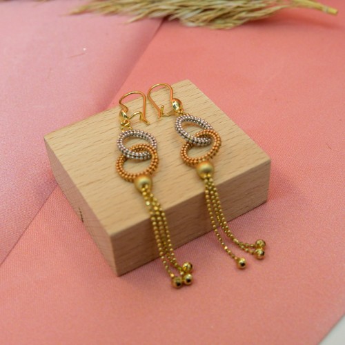 DORİKALI SALLANTI KÜPE 14 AYAR A030779 DORİKALI SALLANTI KÜPE 14 AYAR A030779