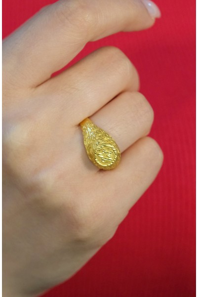 YILDIZ MOTİFLİ YÜZÜK 22 AYAR A031937 YILDIZ MOTİFLİ YÜZÜK 22 AYAR A031937