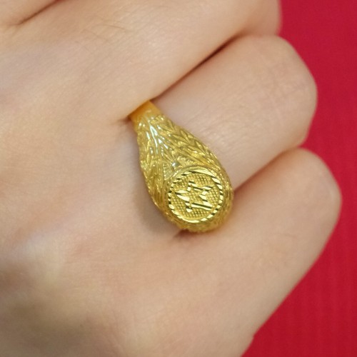 YILDIZ MOTİFLİ YÜZÜK 22 AYAR A031937 YILDIZ MOTİFLİ YÜZÜK 22 AYAR A031937