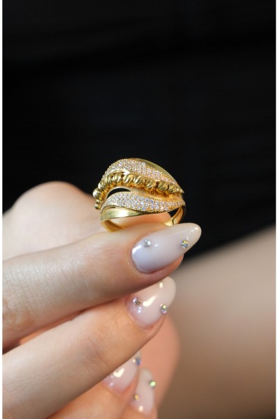 DORİKALI YÜZÜK 22 AYAR A033583 DORİKALI YÜZÜK 22 AYAR A033583