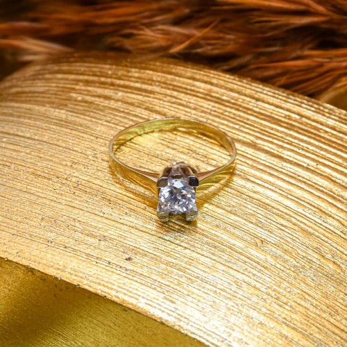 TEKTAŞ YÜZÜK 14 AYAR A033991 TEKTAŞ YÜZÜK 14 AYAR A033991