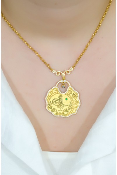 TUĞRALI KOLYE 22 AYAR A034264