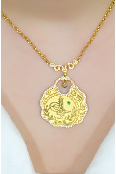 TUĞRALI KOLYE 22 AYAR A034264