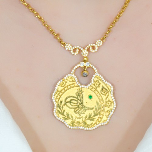 TUĞRALI KOLYE 22 AYAR A034264 TUĞRALI KOLYE 22 AYAR A034264