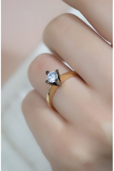 TEKTAŞ YÜZÜK 14 AYAR A034336