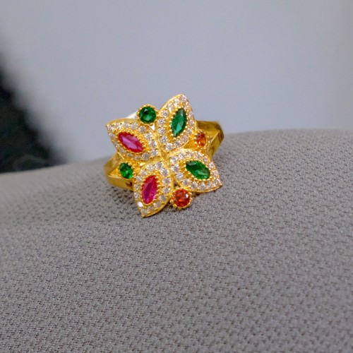 RENKLİ TAŞLI YÜZÜK 22 AYAR A035759 RENKLİ TAŞLI YÜZÜK 22 AYAR A035759