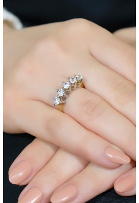 BEŞTAŞ YÜZÜK 14 AYAR A035906 BEŞTAŞ YÜZÜK 14 AYAR A035906