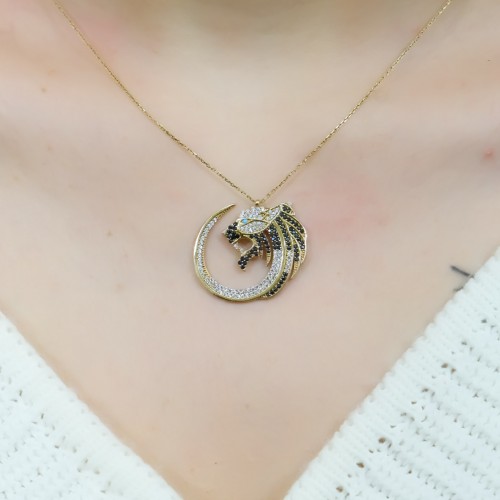 ASLAN MOTİFLİ KOLYE 14 AYAR A037404 ASLAN MOTİFLİ KOLYE 14 AYAR A037404