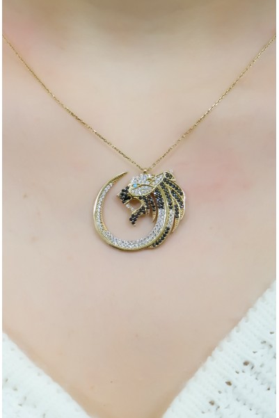 ASLAN MOTİFLİ KOLYE 14 AYAR A037404 ASLAN MOTİFLİ KOLYE 14 AYAR A037404