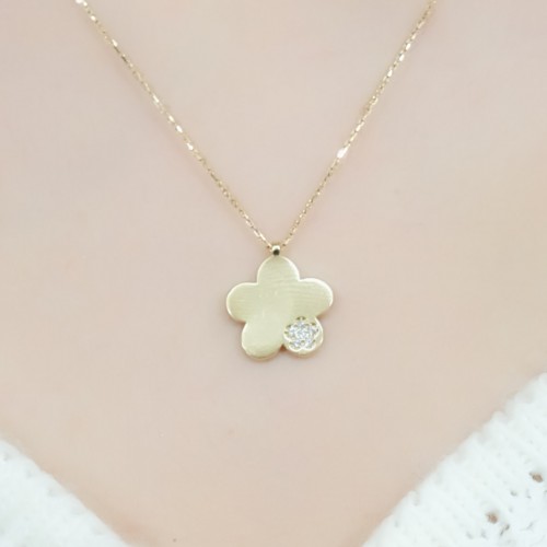 ÇİÇEK KOLYE 14 AYAR A038945 ÇİÇEK KOLYE 14 AYAR A038945