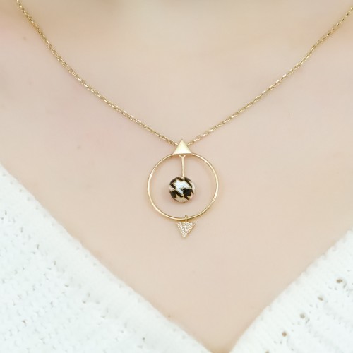 ROBERTO BRAVO PİED DE POULE KOLYE A040349 ROBERTO BRAVO PİED DE POULE KOLYE A040349