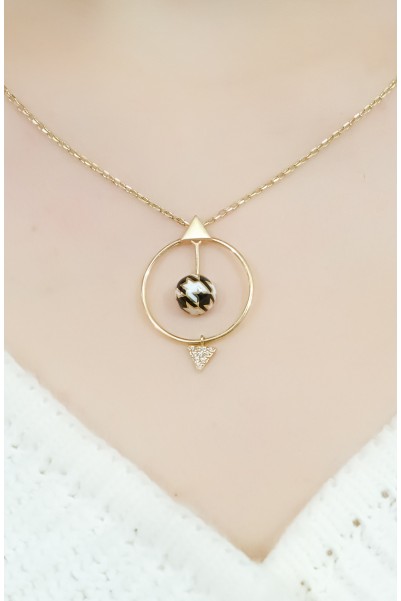 ROBERTO BRAVO PİED DE POULE KOLYE A040349 ROBERTO BRAVO PİED DE POULE KOLYE A040349