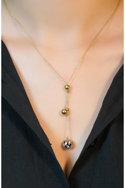 ROBERTO BRAVO PİED DE POULE KOLYE A040352 ROBERTO BRAVO PİED DE POULE KOLYE A040352