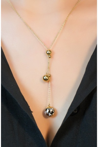 ROBERTO BRAVO PİED DE POULE KOLYE A040352 ROBERTO BRAVO PİED DE POULE KOLYE A040352