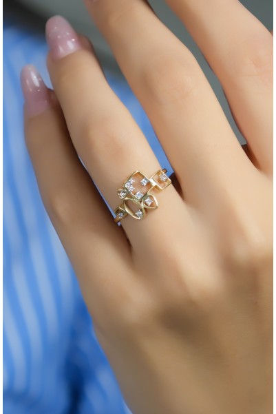 FANTAZİ YÜZÜK 14 AYAR A041471