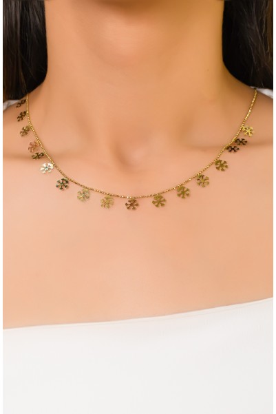 KAR TANESİ KOLYE 14 AYAR A041806 KAR TANESİ KOLYE 14 AYAR A041806