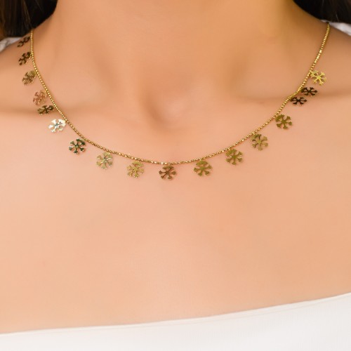 KAR TANESİ KOLYE 14 AYAR A041806 KAR TANESİ KOLYE 14 AYAR A041806