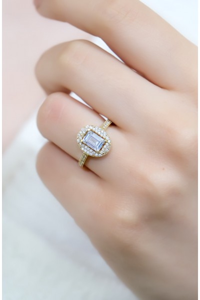 BAGET YÜZÜK 14 AYAR A041998