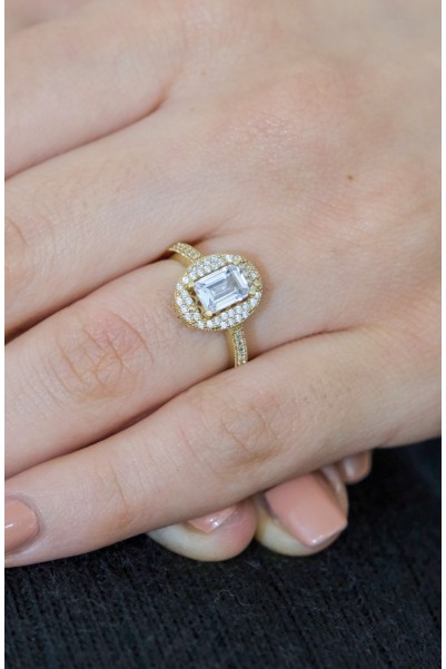 BAGET YÜZÜK 14 AYAR A041998