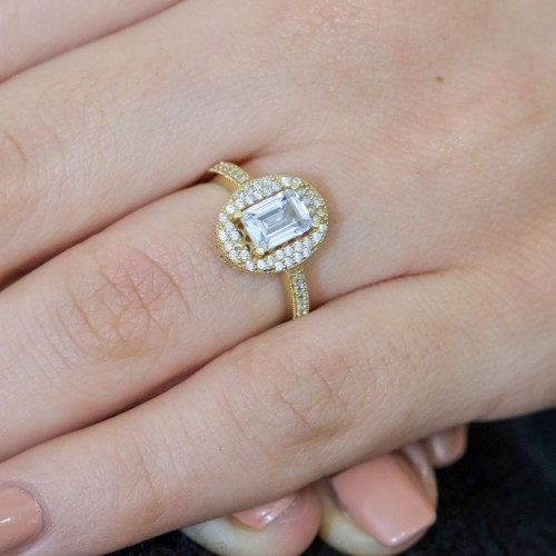 BAGET YÜZÜK 14 AYAR A041998 BAGET YÜZÜK 14 AYAR A041998