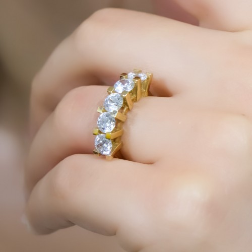 BEŞTAŞ YÜZÜK 14 AYAR A043121 BEŞTAŞ YÜZÜK 14 AYAR A043121