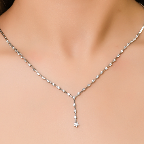 ÇİÇEKLİ KOLYE 14 AYAR A043419