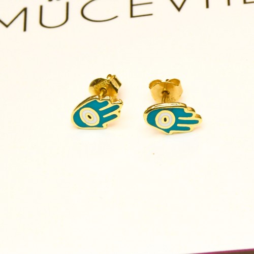 FATMA ANA ELİ KÜPE 14 AYAR A043540 FATMA ANA ELİ KÜPE 14 AYAR A043540