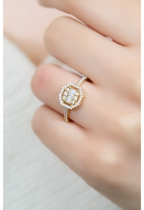 BAGET YÜZÜK 14 AYAR A043593 BAGET YÜZÜK 14 AYAR A043593