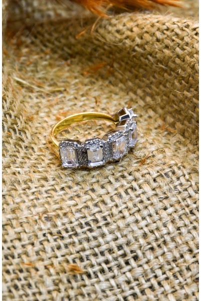 BEŞLİ BAGET YÜZÜK 14 AYAR A043610