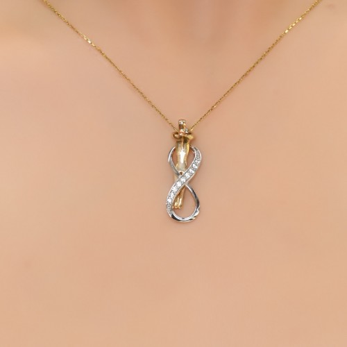 SONSUZLUK KOLYE 14 AYAR A043657 SONSUZLUK KOLYE 14 AYAR A043657