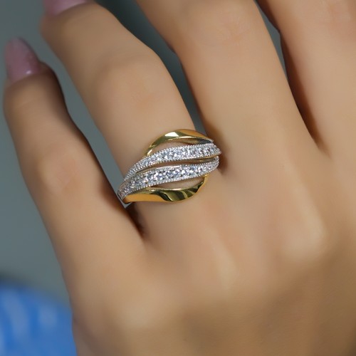 TASARIM YÜZÜK 14 AYAR A043937