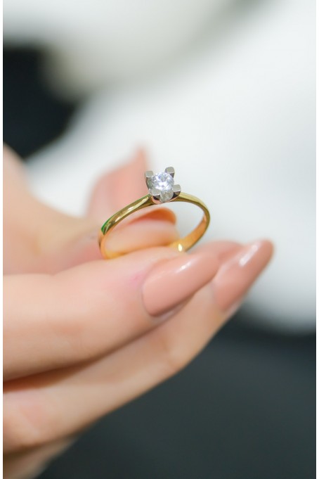 TEKTAŞ YÜZÜK 14 AYAR A043950