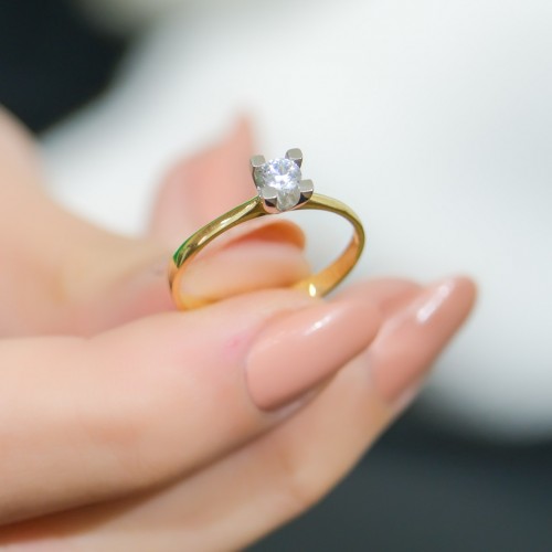 TEKTAŞ YÜZÜK 14 AYAR A043950 TEKTAŞ YÜZÜK 14 AYAR A043950