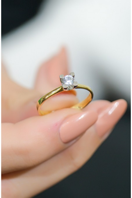 TEKTAŞ YÜZÜK 14 AYAR A043950