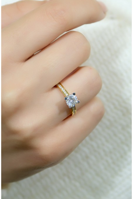 TEKTAŞ YÜZÜK 14 AYAR A043965