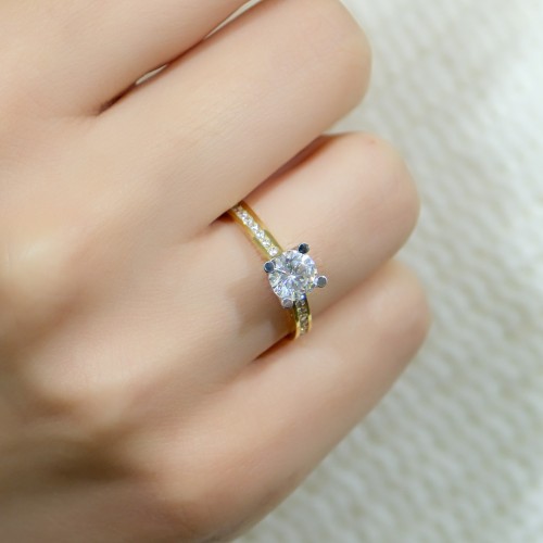 TEKTAŞ YÜZÜK 14 AYAR A043965 TEKTAŞ YÜZÜK 14 AYAR A043965