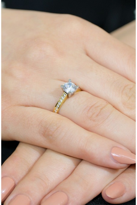 TEKTAŞ YÜZÜK 14 AYAR A043965