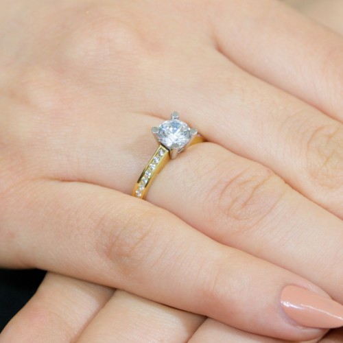 TEKTAŞ YÜZÜK 14 AYAR A043965 TEKTAŞ YÜZÜK 14 AYAR A043965