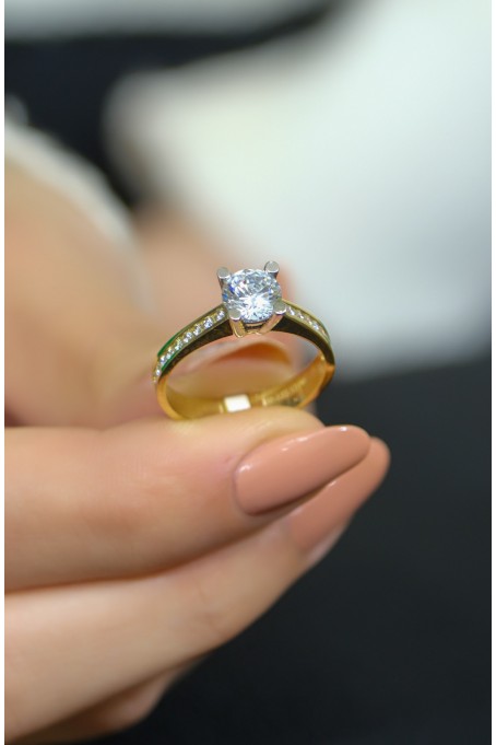 TEKTAŞ YÜZÜK 14 AYAR A043965