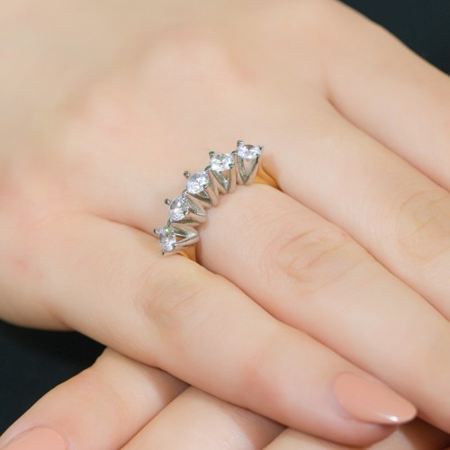 BEŞTAŞ YÜZÜK 14 AYAR A044026 BEŞTAŞ YÜZÜK 14 AYAR A044026