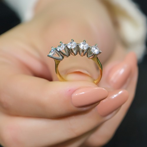 BEŞTAŞ YÜZÜK 14 AYAR A044026 BEŞTAŞ YÜZÜK 14 AYAR A044026