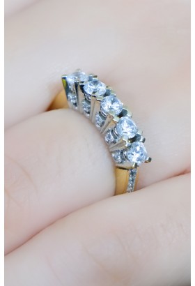 BEŞTAŞ YÜZÜK 14 AYAR A044523 BEŞTAŞ YÜZÜK 14 AYAR A044523