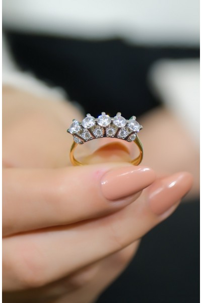 BEŞTAŞ YÜZÜK 14 AYAR A044525 BEŞTAŞ YÜZÜK 14 AYAR A044525